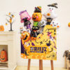 Halloween Decorations Pumpkin Balloon Kt Board Display Board Kindergarten Shop Atmosphere Bar Welcome Sign Scene Layout