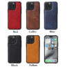 Suitable for iPhone 17 Pro Anti-Fall Two-In-One Phone Leather Case, Apple 16 Card Holder Stand, Samsung S25 Protective Case