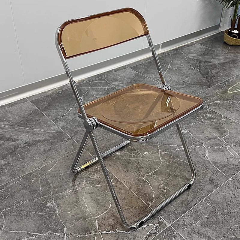 奶茶店不锈钢小圆桌咖啡厅休息区接待洽谈亚克力桌椅售楼处茶几商