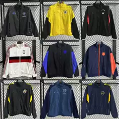 26 Season Spring & Fall Windbreaker Waterproof Football Jersey Jacket Sun Protection Embroider Arsenal Inter Milan Argentina Jersey Dropshipping