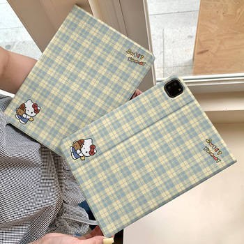 Mint Green Kt Apple Ipad11 Tablet Case Air7/6 Protective Cover 5/4 Book Style Pro Cartoon 9/8 Generation A16