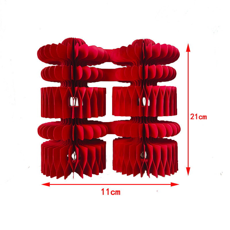 Wedding wedding word honeycomb ball three-dimensional ornaments wedding room layout decoration engagement ceremony type word table wedding supplies wholesale