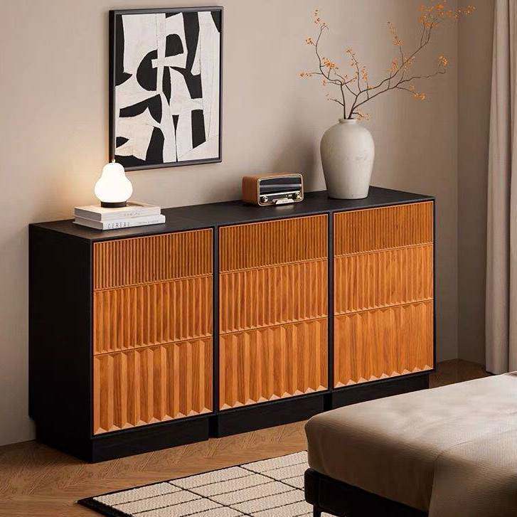 Medieval Style Cupboard Bedroom Bedside Table Storage Cabinet Solid Wood Multi-Layer Wall Cabinet Sofa Side Cabinet Small Cabinet