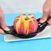 Wholesale stainless steel Apple slicer household plastic fruit splitter slicing knife fruit cutter 8 pieces Apple cutter