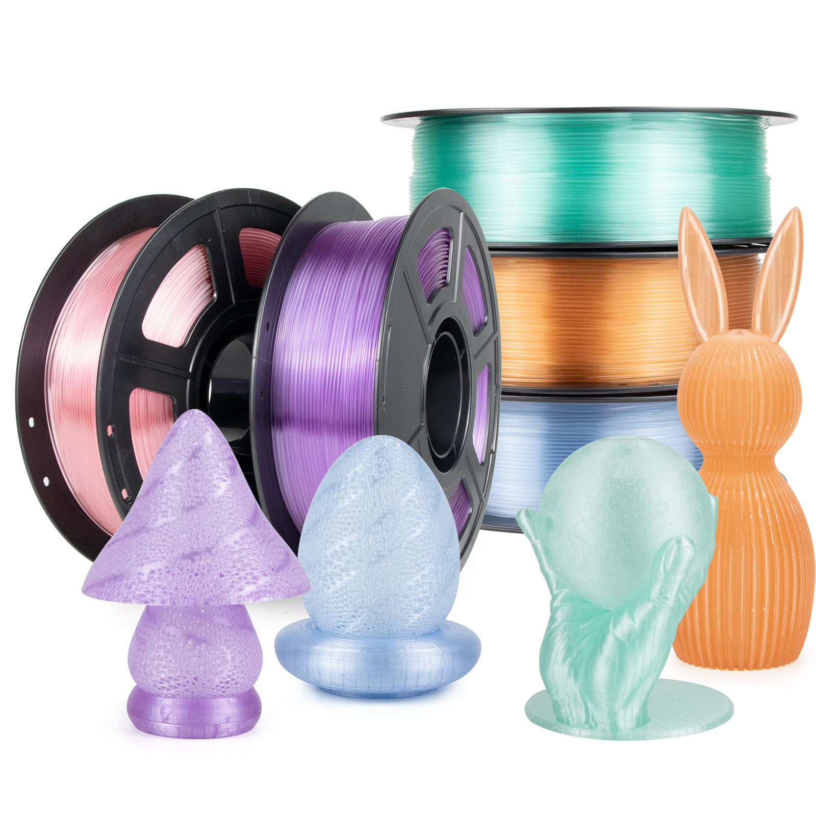 Songmei Isanmat วัสดุสิ้นเปลืองสำหรับเครื่องพิมพ์ 3D ปรับแต่งแล้ว PETG+ วัสดุสิ้นเปลือง ทนต่อกรดและด่าง เส้นใยเกรดอาหาร