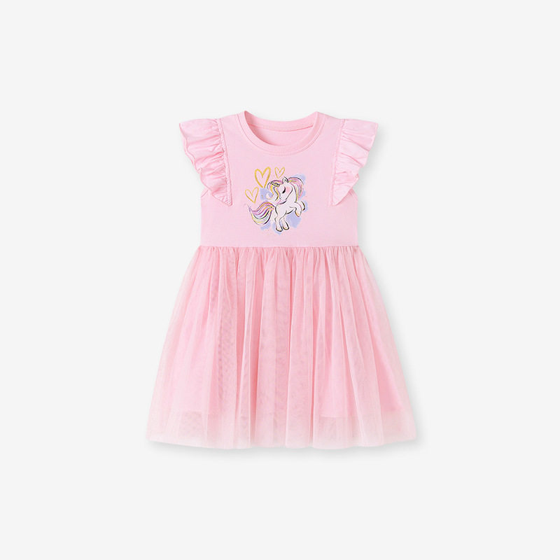 [Style] Cartoon Girls' Dress, Cute Kids' Princess Dress, Summer Tulle Kids' Dress
