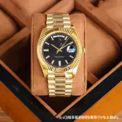 Popular Foreign Trade Model Direct Wholesale from Manufacturer on Aliexpress and Wish, European and American Style Men's Rolex-Style Steel Band Watch