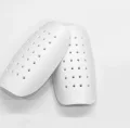 (white) shin guards large size (15/9)