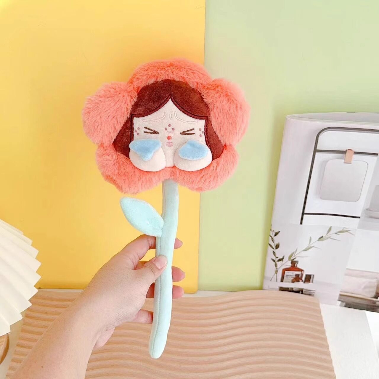 丑娃哭baby向日葵娃娃毛绒玩具花束公仔网红款扭扭棒礼物七夕玩偶