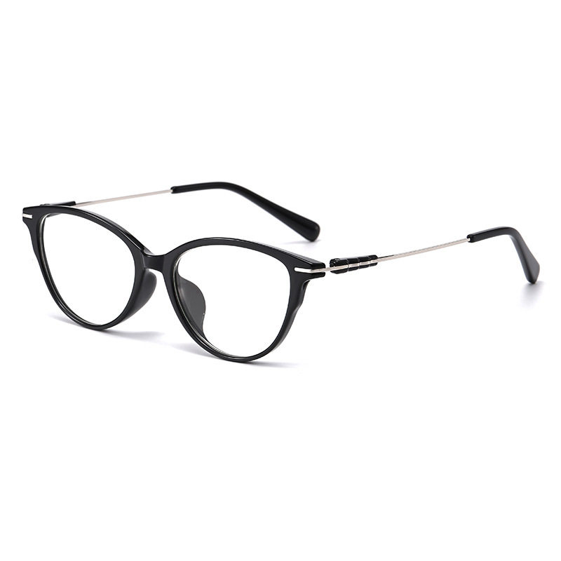 6119 New Smart Color-Changing Glasses for Women, European and American Fashion Cat-Shaped Frames, Ultra-Light, High-Definition, Photochromic Reading Glasses