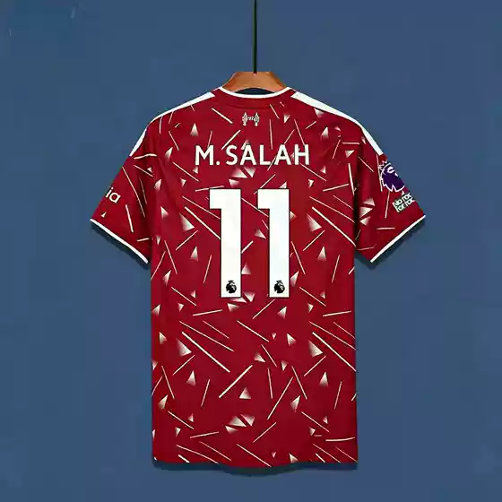 2627 Liverpool's New Season Jersey Number 7 Wirtz, Number 9 Isak, Number 11 Salah, Number 22 Ekitike