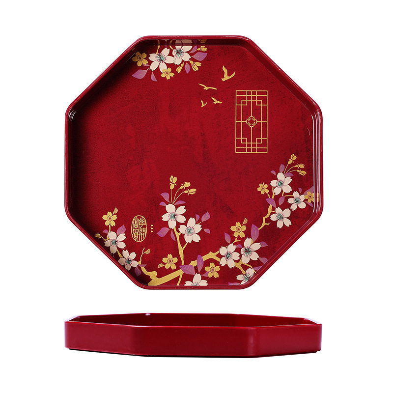 Hill Tray Chinese Style Storage Tea Tray Home Light Luxury Chinese Style National Fashion High Beauty Value Housewarming Wedding Gift Plate