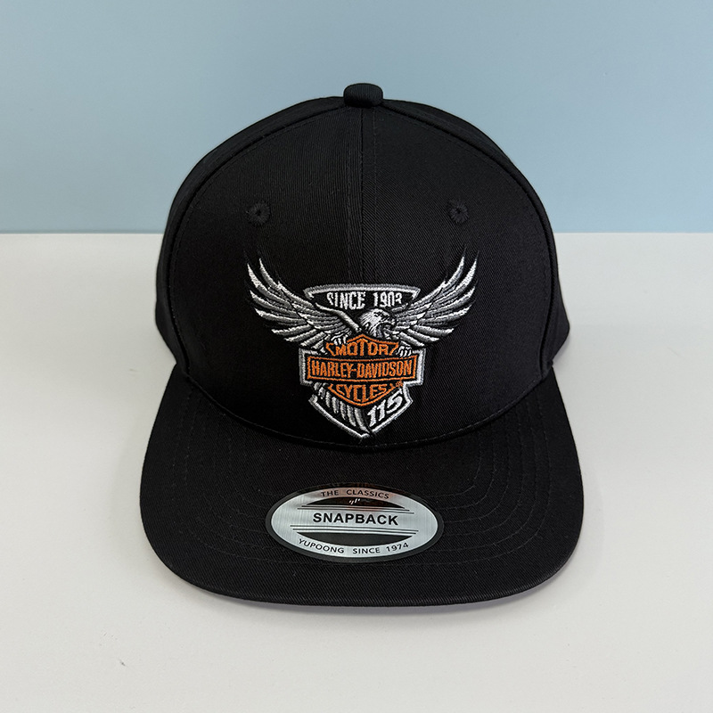 ブラックベースボールキャップ4