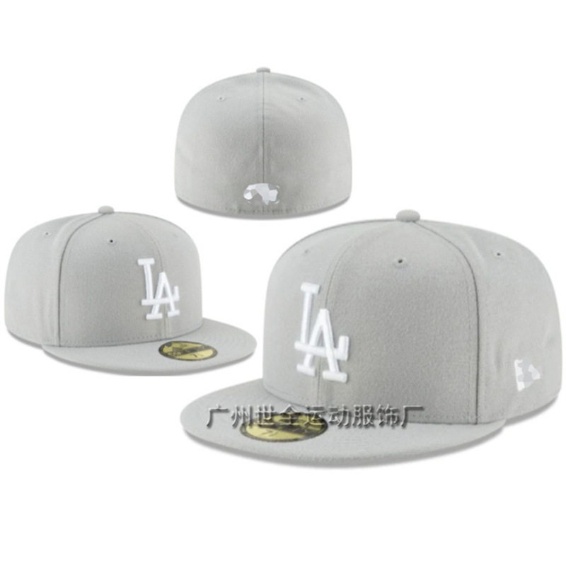 Closed cap Dodgers baseball cap men and women embroidery flat cap team cap hip hop size hat wholesale