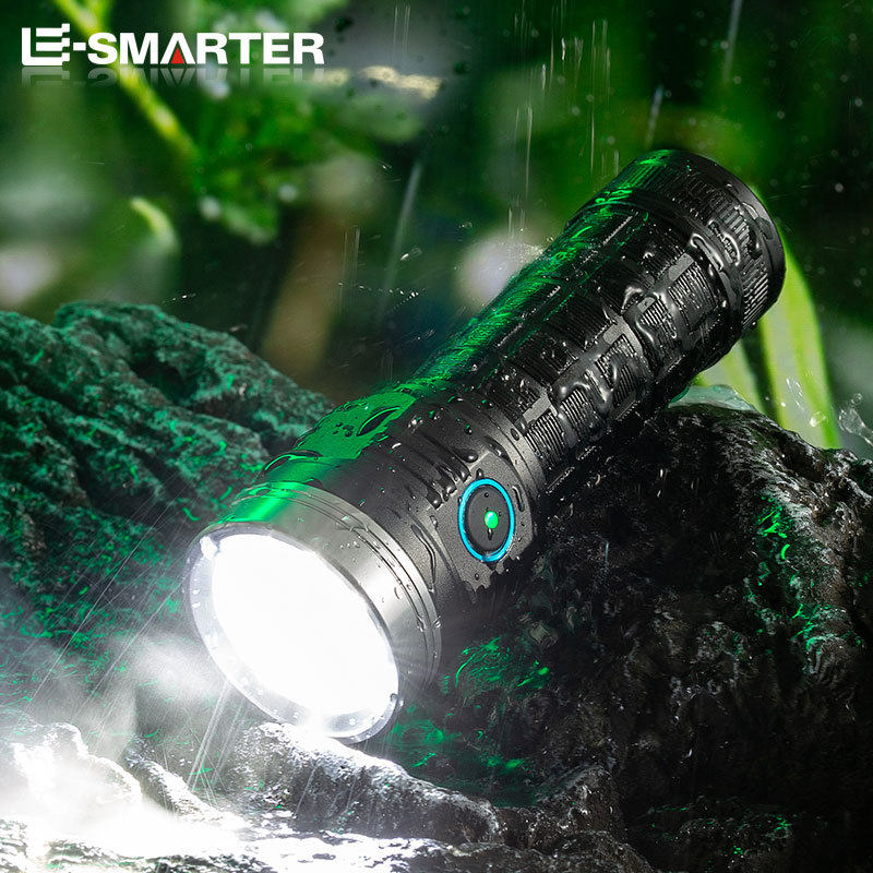 Cross-border outdoor camping flashlight multifunctional Camping Fishing light highlight long endurance 8-hole flashlight