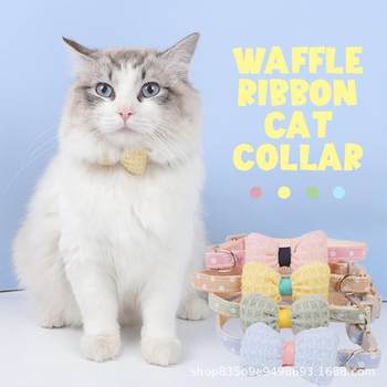 Cat Collar Four Seasons Bow Pet Collar Safety High Beauty Value Pet Necklace with Bell Pet Supplies