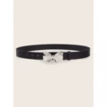 Silver bow [black] -102cm