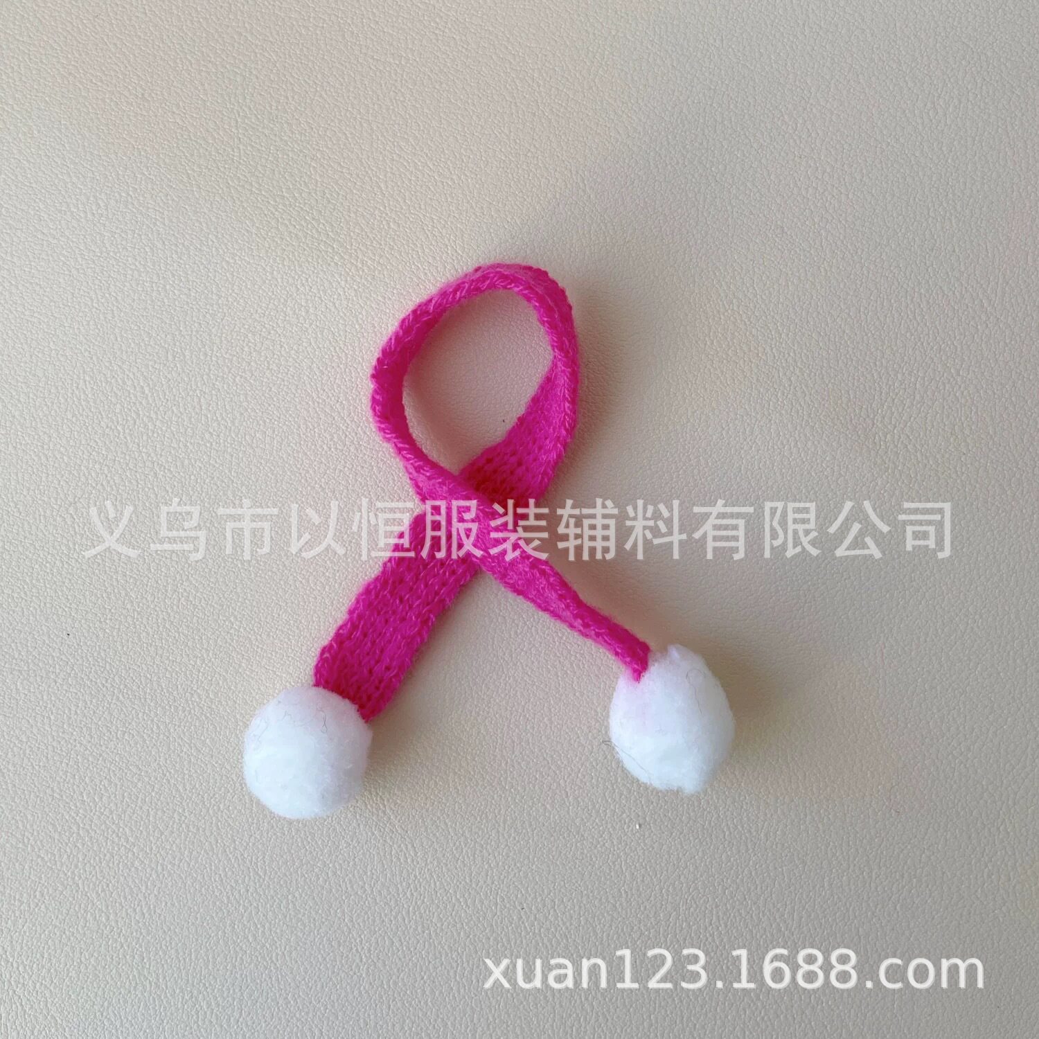 现货圣诞迷你针织小围巾卡通公仔娃娃DIY玩具围脖配饰圣诞节装饰
