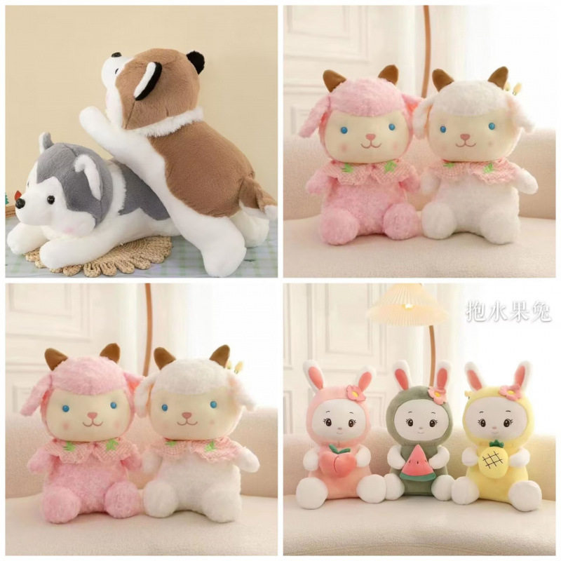 New Cross-Border Various Cartoon Products 15inch Plush Toys Transformed into Dolls, Toys, Pillows, Children's Dolls