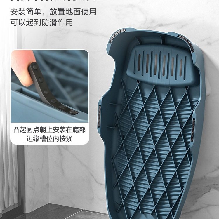 Laundry Board, Washboard, Household Laundry, Dormitory Socks, Thickened Plastic Washboard, Large Size, Deepened and Widened