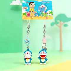 Official Doraemon Cute Match Pair Series Keychain, Adorable Bag & Car Keychain Small Gift