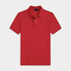 Cross border summer men's embroidered big color horse men's polo shirt pure cotton plus size loose short sleeved T-shirt Paul shirt