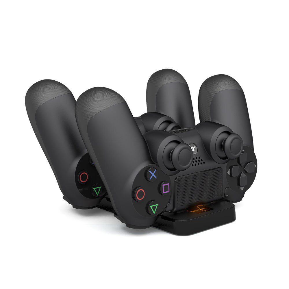 Ps4 Game Controller Dual Charging Dock, Compact and Portable Ps4 Controller Charging Base