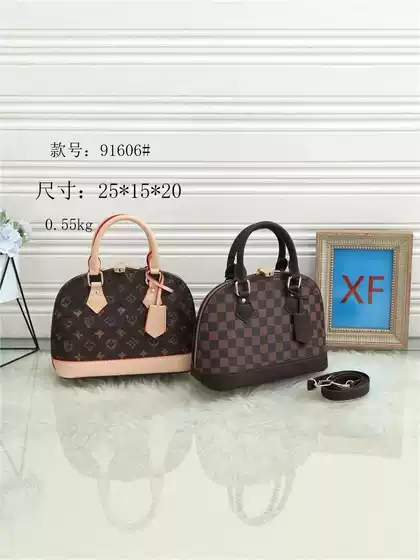 2026 New Monogram Shell Bag for Women Fashion Versatile Shoulder Bag Light Luxury Handbag Crossbody Bag with Horsebit Buckle Design