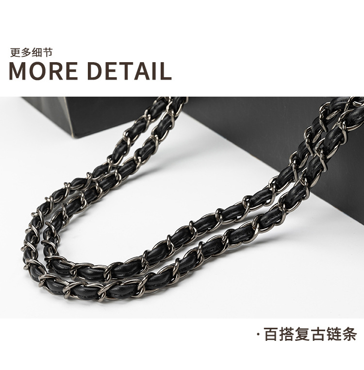 Chanel CF Classic Rhomboid Chain All-match Genuine Leather Messenger Bag Small Chanel Style Bag High-end Texture Purchasing Women's Bag 23 O1CN01Kf9dwd1HFvjwxfVnx !!2771570729 0 cib