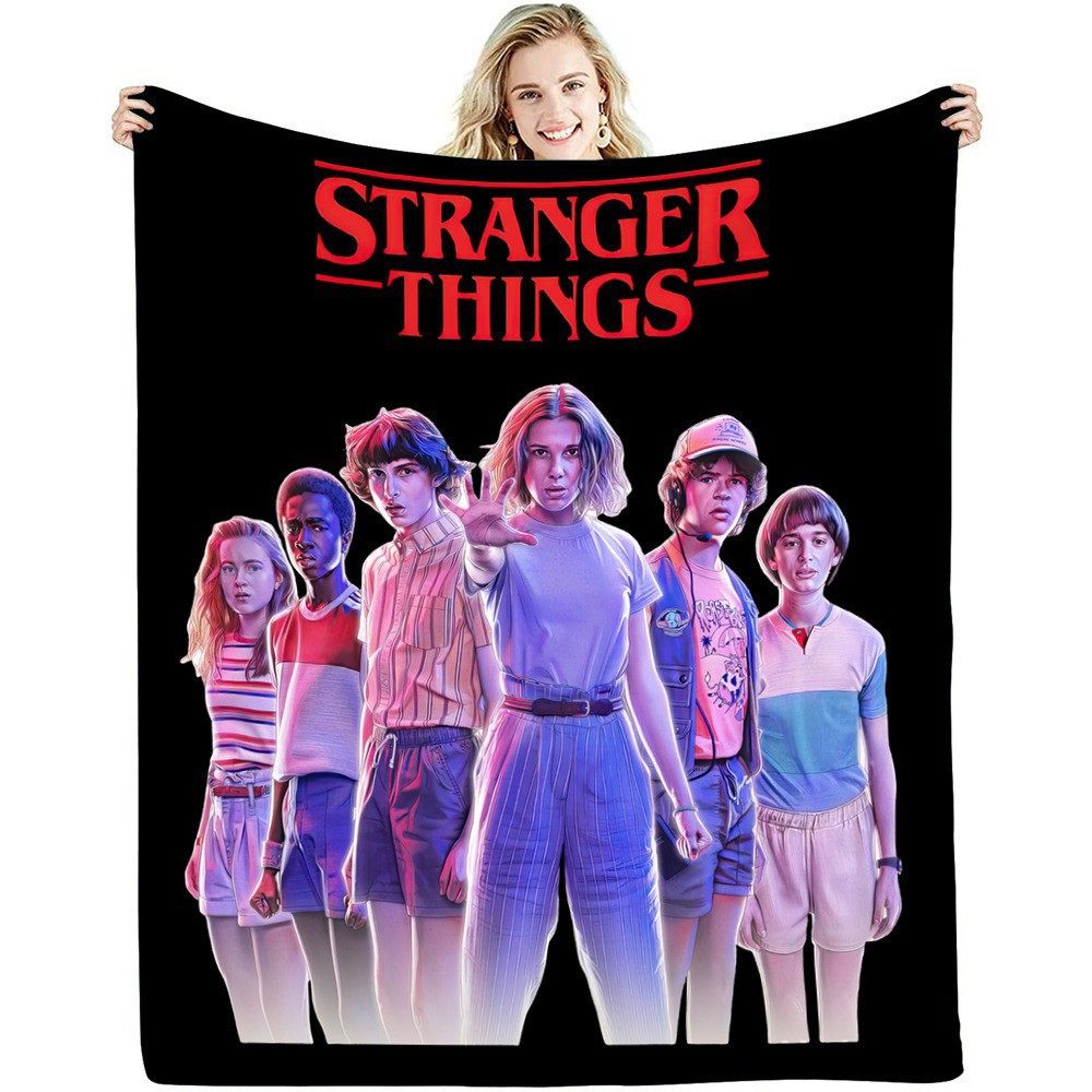 Strange Story Flannel Blanket 3D Printed Nap Blanket Cross-border Amazon Air Conditioning Blanket Gift Blanket