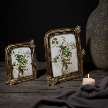 French-Style Resin Photo Frame Decorative Ornaments Picture Frame Wholesale Hanging Paintings Special for Living Room Bedroom Sofa Handmade Cute Simple