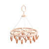 Camellia plum blossom drying rack PP plastic drying rack multi-head drying rack underwear pants rack with clip 0793