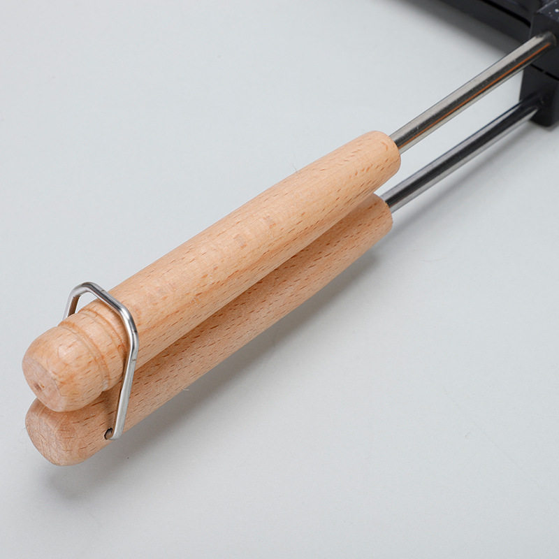 Extra-Large Iraqi Grill Pan Sandwich Multi-Functional Outdoor Barbecue Steak Grill Pan Non-Stick Coating Breakfast Frying Pan