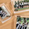 Acrylic Thickened Photo Frame Strong Magnetic Transparent Double-sided Display Six or Seven Inch Desktop Table Brand Creative Personality Photo Table