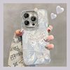Silver Butterfly Suitable for Apple 16Promax Mobile Phone Case Female Iphone15 Lens Film All-Inclusive 14Pro Feather Yarn