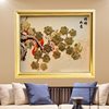 Chinese Style Shishi Ruyi Living Room Decoration Painting Tv Cabinet Entrance Coin Painting Template Photo Frame