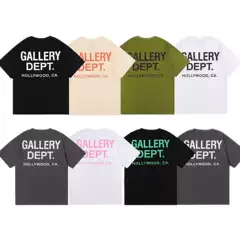 Cross-border Foreign Trade American Fashion Brand GALLERY DEP Basic Letter Classic Logo Slogan Short-sleeved T-shirt for Men and Women