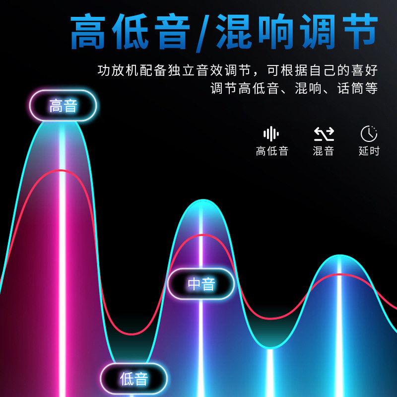 Manufacturer Wholesale Karaoke Fixed Resistor Power Amplifier Dsp Amplifier Bar Karaoke High-Power Anti-Howling Sound Amplifier