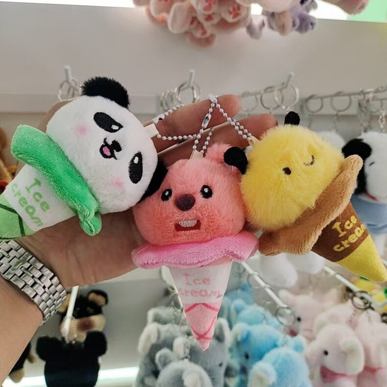 批发抓机娃娃公仔玩偶兔子毛绒玩具小挂件小熊婚庆娃娃抛洒小礼品