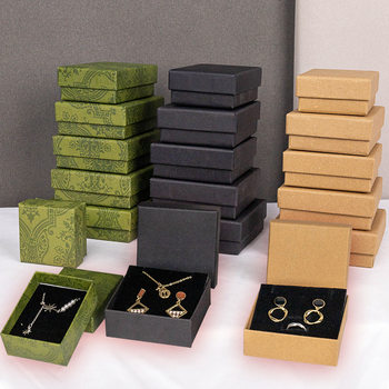 Factory spot jewelry box jewelry box earrings necklace ring box bracelet carton factory wholesale