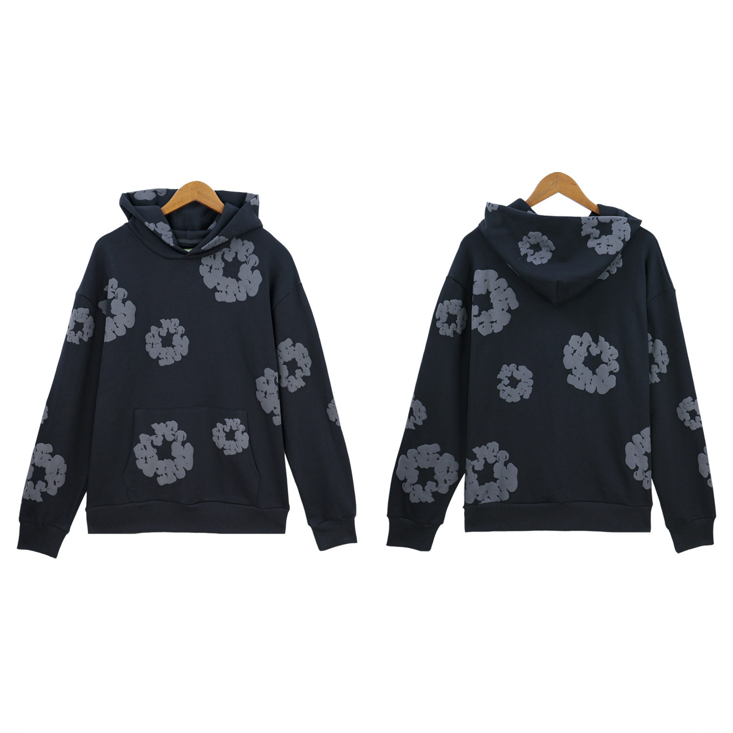 [Full Series] DENIM TEARS Kapok Sweatshirt Foam Print Short Sleeve T-shirt Hooded Shorts Set