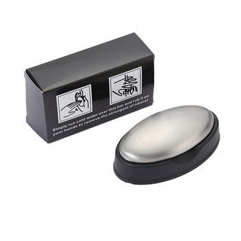 Manufacturer 304 Deodorizing Magic Soap E-Commerce Gift Deodorizing Soap Soap Base Black Box Large Stainless Steel Soap
