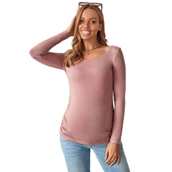 2026 New Cross-Border Dropshipping Solid Color Maternity T-Shirt Solid Color Maternity T-Shirt Women's T-Shirt Cross-Border Dropshipping