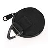Molle Military Fans Outdoor Portable Triangle Buckle Key Bag Round Oxford Cloth Coin Change Headphone Cosmetics Bag