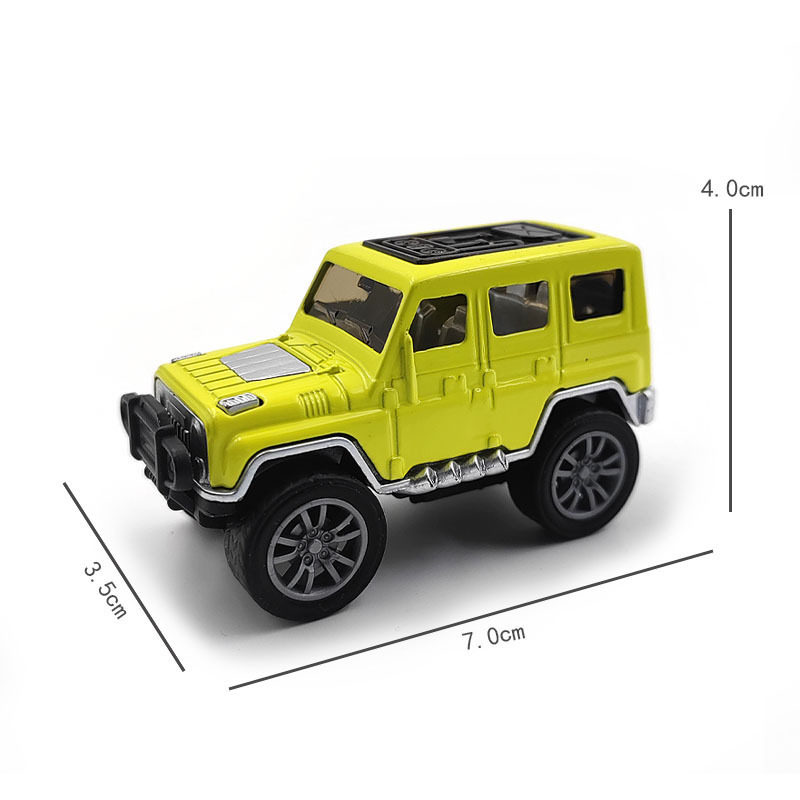 精品卡通儿童玩具男孩仿真合金越野车模型小汽车益智玩具车子批发