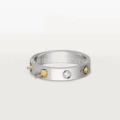 4mm white gold single diamond (eight nails)