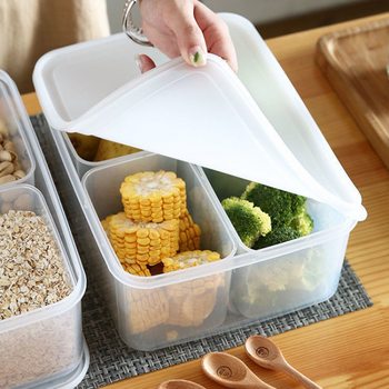 Fruit and Vegetable crisper kitchen compartment sealed frozen meat box frozen refrigerator storage box large capacity storage box