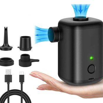 Outdoor dual-purpose portable air pump swimming ring mini air pump household charging wireless swimming pool air pump