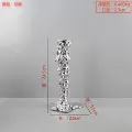 A resin candlestick medium 12.5*9.5*24.5cm