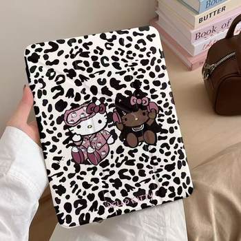 Milk Couple Cartoon Kt Cat Y Folding Tablet Protective Case Ipad10/11 Generation/Air4/5/6/7/10.2/Pro